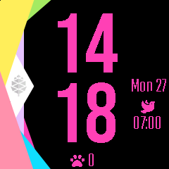 Meow watchface